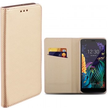 Telone smart magnet atverčiamas dėklas - auksinės spalvos (K30 2019)